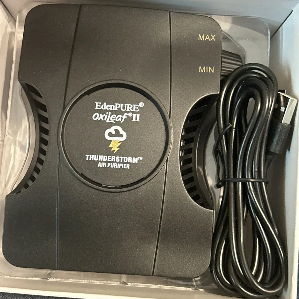 2 EdenPure OxiLeaf II Thunderstorm Air Purifier Powerful Oxi‎ Technology Plug-In
